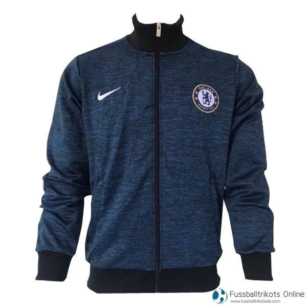 Chelsea Sweatjacken 2017-18 Blau Marine Fussballtrikots Günstig